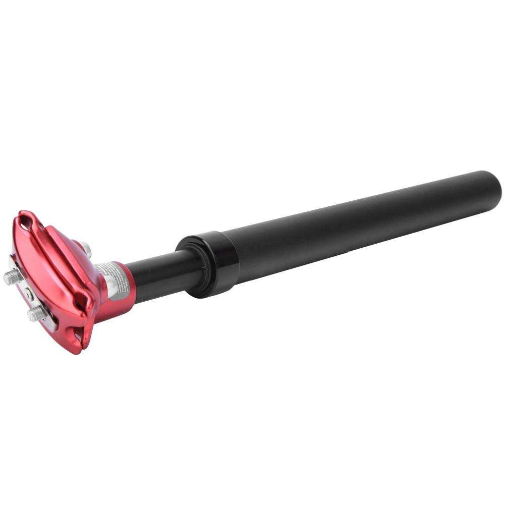 SPS-405 Suspension Seat Post, Mountain Seat Post Tube 27MM Aluminium Alloy (Black Red) 3