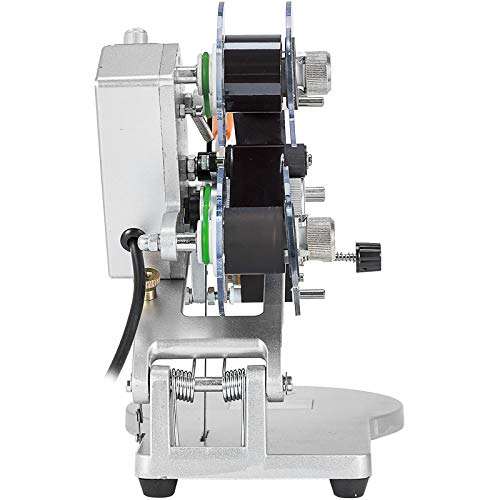 VEVOR Hot Stamp Printer 60W Manual Ribbon Code Printer 110V Thermal Date Coding Machine for All Kinds of Plastic Film and Other Flexible Packaging Products 4