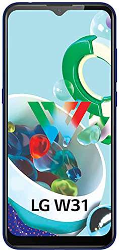 LG W31 (Midnight Blue, HD+ FullVision Display, 4GB/64GB Storage) | 4000 mAh Battery with MediaTekHelio G25, 2.0GHz Octa-Core Processor, Small 1
