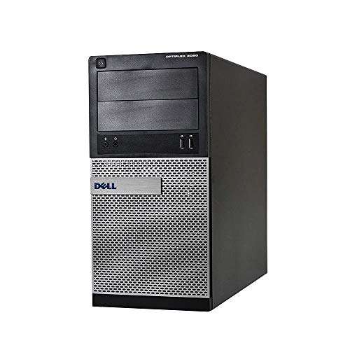 Dell Optiplex 3020 Tower PC Desktop Computer - Quad Core Intel i7 4770 3.4 GHz, 8GB RAM, 256GB SSD, DVD-ROM Drive, Keyboard, Mouse, WiFi, Windows 10 Home (Renewed) 1