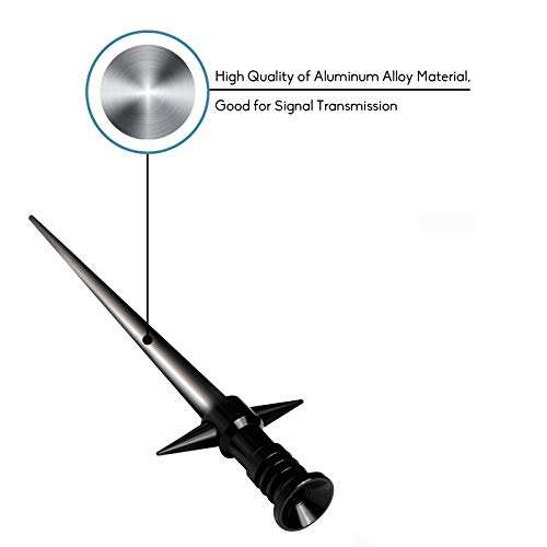 DeepRoar Replacement Antenna for Pontiac Vibe 2003-2010, Optimized FM/AM Reception, 5.25 Inch LS02 (Black) 4