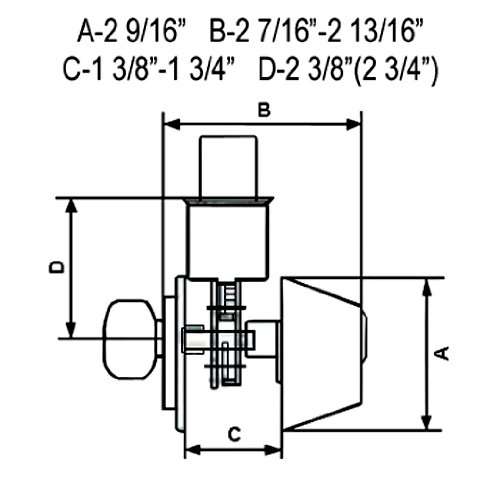 2 PC Dark Oil Rubbed Bronze Entry Entrance Lock Single Cylinder Deadbolt Keyed Alike 101DBR 2
