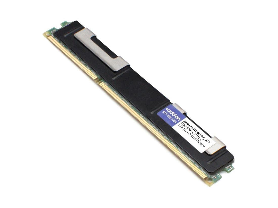 Add-On Computer JEDEC 32GB DDR4-2133MHz Load-Reduced ECC Quad Rank x4 1.2V CL15 LRDIMM (AM2133D4QR4LRLP/32G)