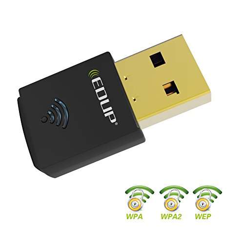 EDUP USB Wireless Adapter Mini Network Card 300Mbps Wi-Fi Adapter USB Bluetooth Wi-Fi Adapter, Wireless Nano USB Network Adapter for Laptop Desktop PC Wi-Fi Dongle (EP-N1557-300mbps)-(EPL-849WA-01) 5