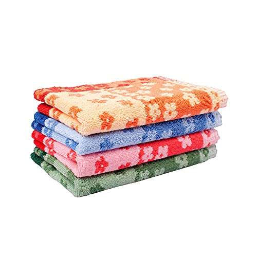 GRGRASP Cotton Hand Towels Set of 12 Piece for Kitchen & Gym , Soft & Super abosrbent , 450 GSM ,( Size: Medium , 30 * 52 cm) 1