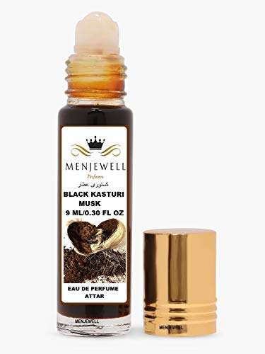 Menjewell Fragrances Black Kasturi Attar, 9 Ml, 50 g 2