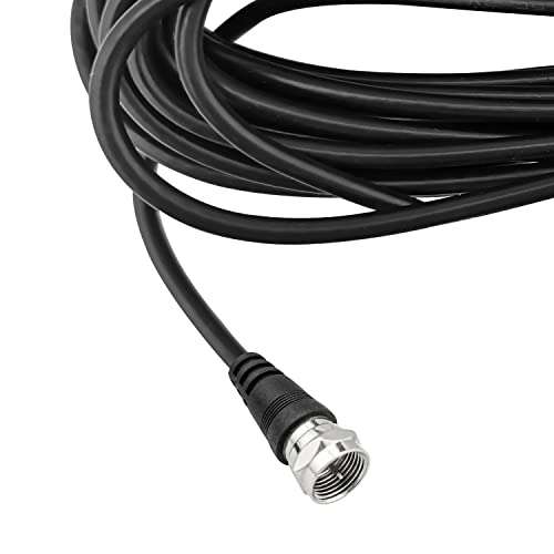 Leadsign TV Antenna Extention Coaxial Cable (15 feet) with Coupler - Digital Audio Video Coax Cable Cord for HDTV, CATV, Cable Modem, Satellite Receivers 3