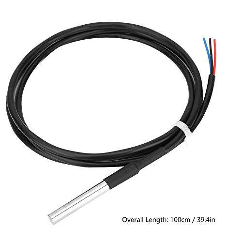Waterproof Thermal Probe, Durable Temperature Sensor, 9 To 12 Bits for Temperature Measurement 6