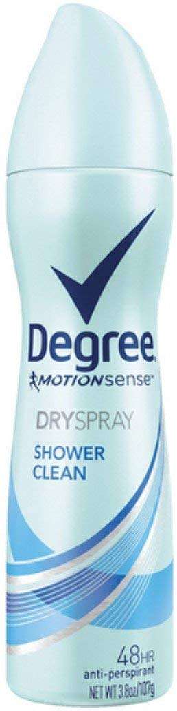 Degree MotionSense Dry Spray Antiperspirant, Shower Clean 3.8 oz (Pack of 10) 1