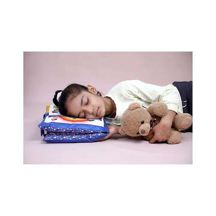 Blenzza Deco™ Kids Learning Cushion Book Cotton Educational Alphabet (Pack of 1 Unicorn Head) 4