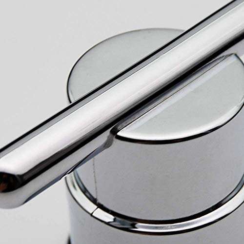 Dpprdl Door Handles Electroplated Plastic Single Hole Shower Room Accessories Door Knob Handles, for Interior Furniture Cabin, 2 (Color : Silver) 6