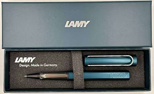 Lamy ALSTAR ROLLER BALL PEN PETROL COLOR-METAL ANODIZED BODY WITH M-63 BLACK REFILL 3