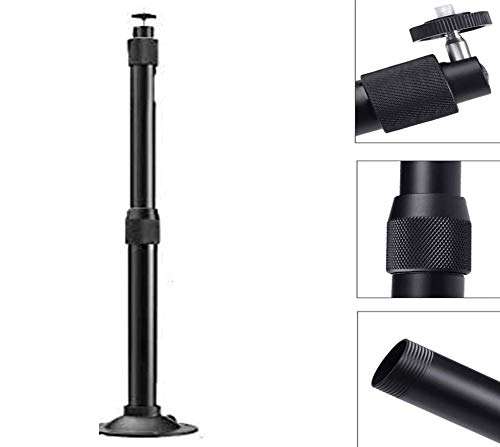 Universal Ceiling Projector Mount Angle Adjustable Bracket Holder with 360 Degrees Rotatable Heads for Mini Projector Camera Home Surveillance System,Black 3