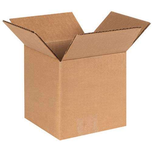 K K Industrial: 3 Ply Corrugated Box/Packaging Boxes (5 X 4.5 X 3.5 Inch; Brown) - Pack of 50 Boxes