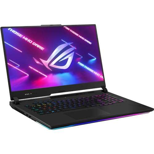 ASUS ROG Strix Scar 17 Gaming & Entertainment Laptop (AMD Ryzen 9 7945HX 16-Core, 32GB DDR5 4800MHz RAM, 8TB PCIe SSD, GeForce RTX 4080, 17.3" 240 Hz Win 10 Pro) with USB-C Dock 3