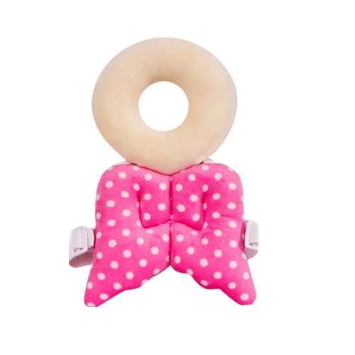 Futaba Drop Resistance Head Protection O-Shaped Baby Pillow - Pink 3