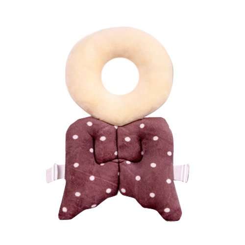 Futaba Drop Resistance Head Protection O-Shaped Baby Pillow - Brown 3