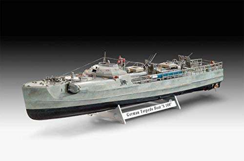 Revell 05162 German Fast Attack Craft S-100 1:72 Scale Plastic Model Kit Unpainted 2