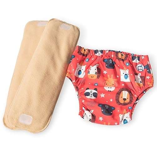 Baby Munkin | Reusable Cloth Diaper For Kids | Rusable Cloth Diaper | Assorted Adjustable | Elastic | Pink | L 1