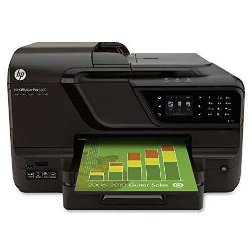 HP Officejet Pro 8600 e-All-in-On Wireless Color Printer with Scanner, Copier & Fax (Renewed)