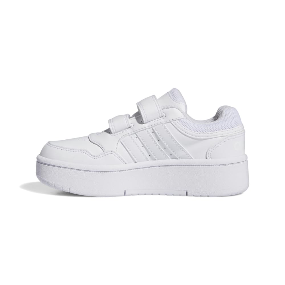 adidas Unisex-Kids Hoops 3.0 Bold, White/White/White, 5
