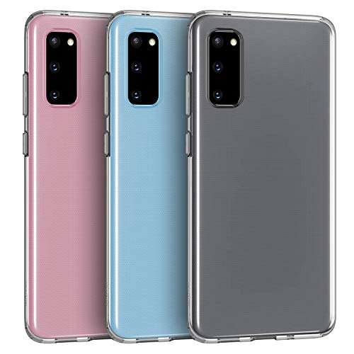 JETech Case for Samsung Galaxy S20 5G (2020), Premium TPU Material, Shock Proof (Clear) 3