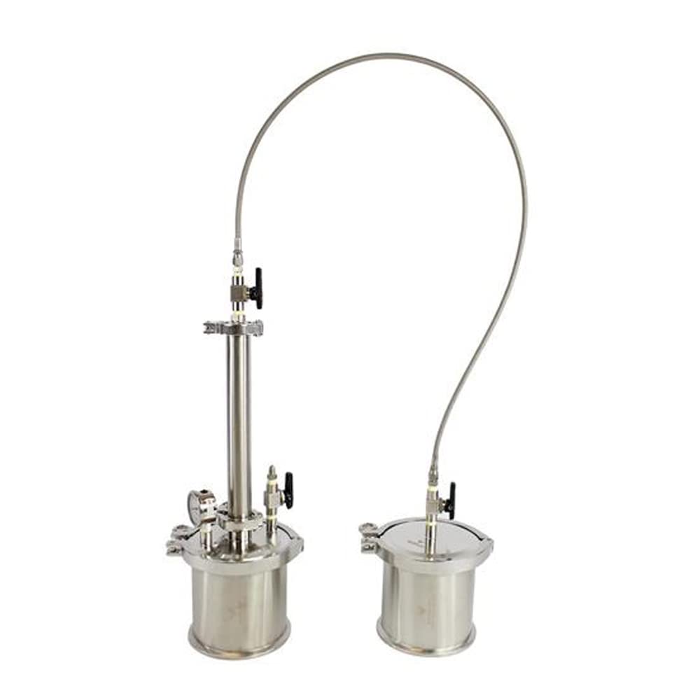 Best Value Vacs extractorkit Passive Closed Loop Extractor, Scalable, 25" x 7" Diameter, 304 Stainless Steel 1