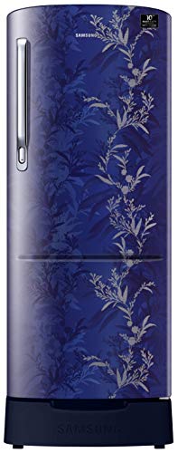 Samsung 230 L 3 Star Inverter Direct-Cool Single Door Refrigerator (RR24T285Y6U/NL, Base Stand with Drawer, Mystic Overlay Blue)