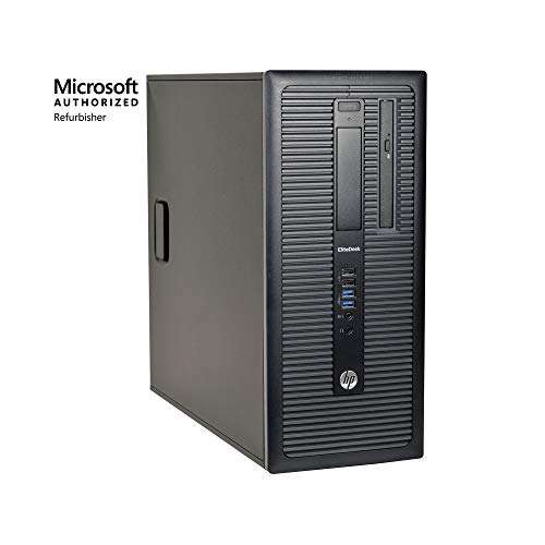 HP EliteDesk 800 G1-T, Intel Core i7-4790 3.6GHz, 8GB RAM, 500GB Hard Drive, DVD, Windows 10 Pro 64Bit (Renewed) 2