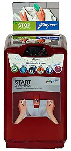 Godrej WT EON 651 PHU Fully-automatic Top-loading Washing Machine (6.5 Kg, Metallic Red)