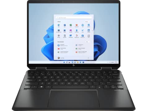 HP Spectre 16 x360 12th Gen Intel Evo Core i7 16 inch(40.6 cm) 3K+,Multitouch, 400 nits, Gorilla Glass, 2-in-1 Laptop (16GB RAM/512GB SSD/5MP (IR) Camera/Win 11/FPR/B&O/Pen/2.01 Kg), f1003tu Black