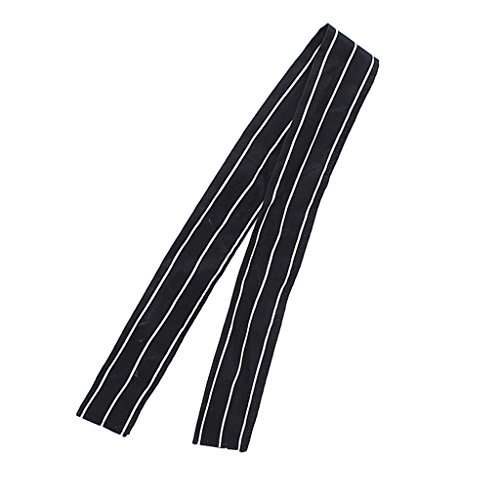 VMS INDIA Chef Neck Scarf Neckerchief Sweat Towel for Restaurant Kitchen Waiter Stripe 1