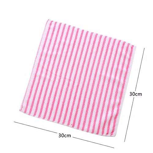GlobalNiche® 5pcsKitchen towels Efficient Anti-grease Color Dish Cloth Fiber Washing Microfiber cloth Cleaning Wiping Rags Kitchen towels (72231) 2