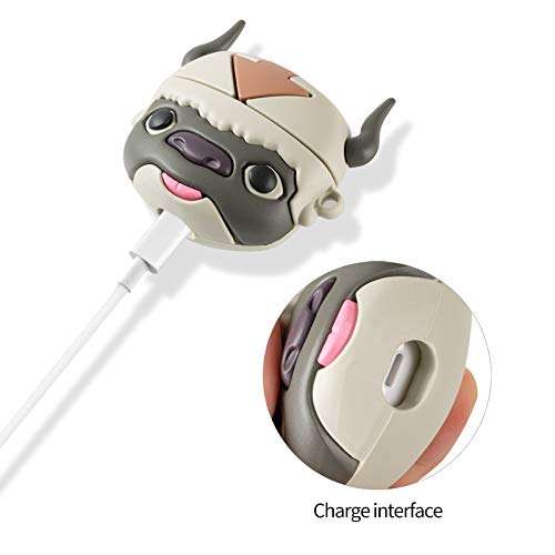 Cute Cartoon Air pod Case with Keychain for Boys Girls Compatible Avatar Miyazaki Hayao for Appa Airpod 3 Pro Wraps Case Men Women Skin Designer Soft Silicone Holder Cover (Case for Airpod Pro) 5