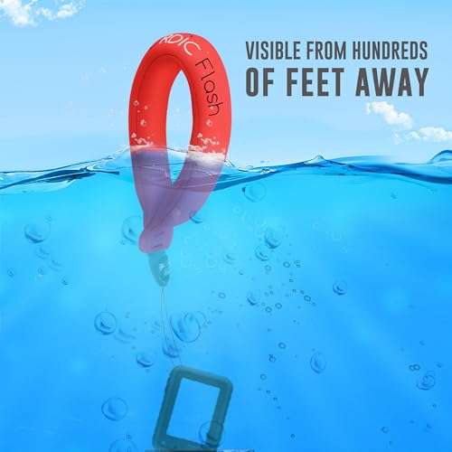 Nordic Lifting Camera Floats - Floating Wrist Strap for Underwater Camera, GoPro Accessories, Waterproof Phone Pouch, and Keychain for Boating - Pink & Red 3