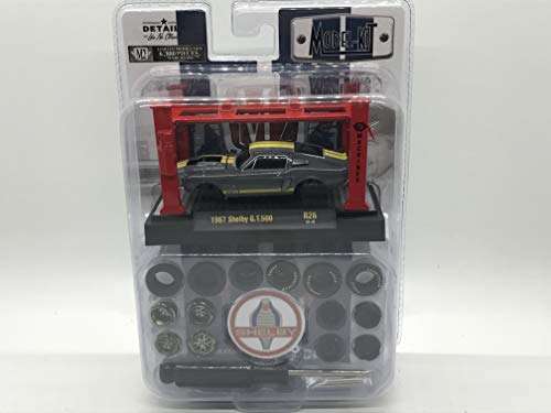 M2 Machines by M2 Collectible Model-Kit 1967 Shelby G.T.500 1:64 Scale R26 19-10 Gray/Yellow Details Like NO Other! 1 of 6880 2