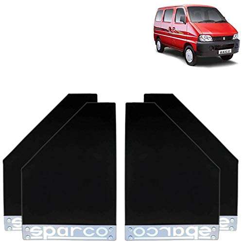 Vocado Black Sparco Car Plastic Mud Flap for Gypsy King (Set of 4) 1