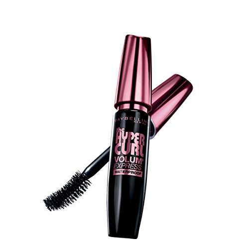 Maybelline Hyper Glossy Liquid Liner, Black, 3g And Maybelline New York Hypercurl Mascara Waterproof, Black, 9.2ml 5
