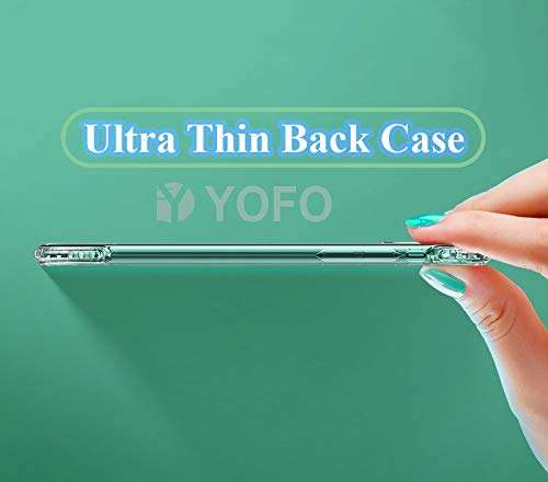 YOFO Silicone Back Cover with Camera Protection & Dust Plug for Vivo Y50 / Y30 - (Transparent) 6