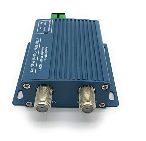PacSatSales CATV Micro 1 Way Optical Fiber Node - Forward Only - FTTH 1310nm - Sturdy Design - Commercial Quality 5