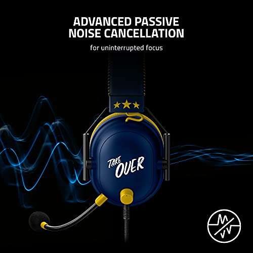 Razer BlackShark V2 Gaming Headset: THX 7.1 Spatial Surround Sound - 50mm Drivers - Detachable Mic - for PC, PS4, PS5, Switch, Xbox One, Xbox Series X & S - 3.5mm Audio Jack & USB DAC - CourageJD 4