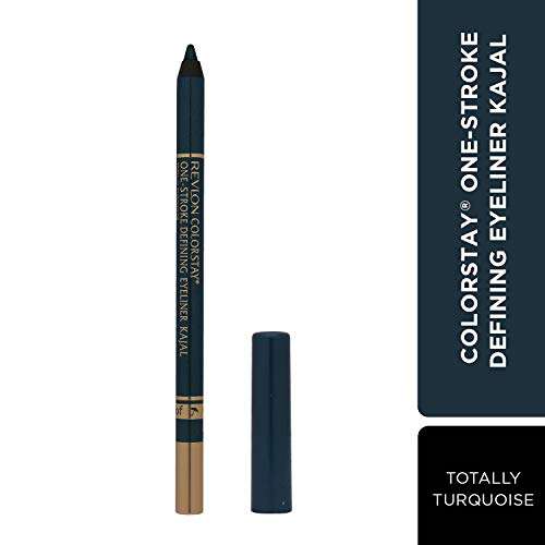 Revlon One-Stroke Defining Eyeliner Kajal, Totally Turquoise, 1.2g 2