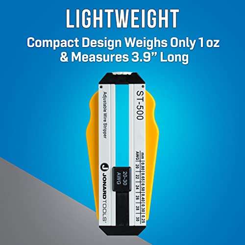 Jonard Tools ST-500 Adjustable Precision Wire Stripper, 20-30 AWG 5