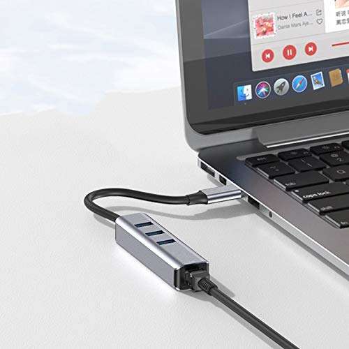 WPYYI Notebook Accessories Type C Network Cable to Interface Desktop Computer All-in-one Universal Network Port Converter (Color : USB Interface) 6