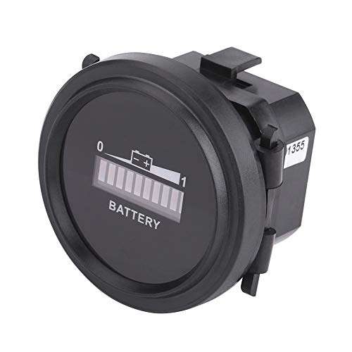 Golfs Cart Battery Indicator 12V/24V/36V/48V/72V LED Digital DC Electricity Indicator Meter DC Battery Gauge Fit for Golfs Cart 2