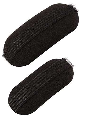 Fok Combo Pack Of 20Pc Hair Accessories, Set Of 3Pc Donut Bun Puff Maker 3 Sizes + Set Of 2Pc Oval Puff Up Volumizer Hair Styler + Set Of 3Pc Banana Bumpits Puff Maker + Set Of 2Pc Tic Tac Clip Base Hair Puff Maker + Set Of 10Pc Foam Hair Roller Sticks 6