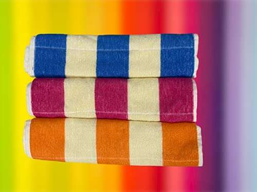XODI 100% Cotton Hand Towels, Soft & Super Absorbent for Kitchen, washbasin & Gym (20 X 13 Inch) Pink, Orange, Blue Colour (Pack of 3) 4