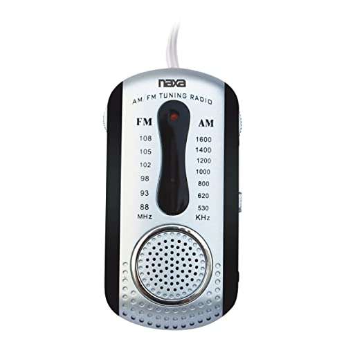 Naxa Electronics Portable Home Audio Radio,Black (NR-721 BK)