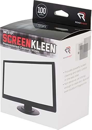 Read Right OneStep Screen Cleaner Wet Wipes, 100 Wipes per Box (RR1309) 2