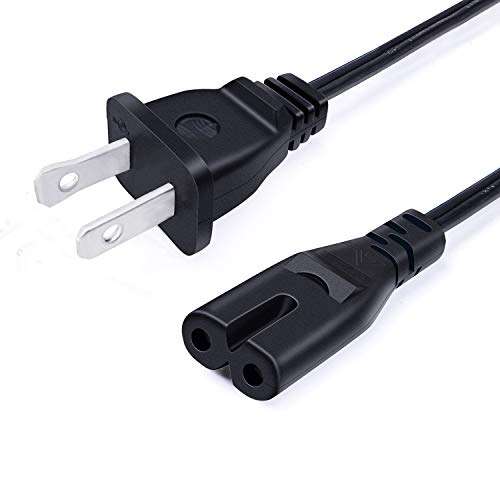 8ft Power Cord Replacement for Epson Printer Model XP-310 XP-410 XP-440 XP-830 XP-640 ET-2720 ET-3750 ET-4500 Stylus NX420 NX430 NX625 CX7400 CX7450 Printer AC Cable 1